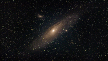 Andromeda-Galaxie am 1. Maerz 2023