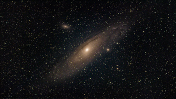 Andromeda-Galaxie am 1. Maerz 2023