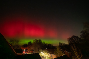 Nordlichter ueber Buxtehude