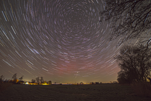 Nordlichter ueber Buxtehude