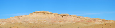 Tsagaan Suvarga (weiße Stupa) im Morgenlicht