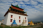 Eindrücke vom Ganden-Kloster in Ulaan Baatar
